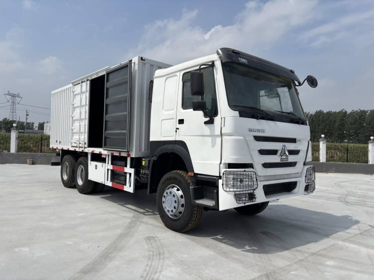 Reman Howo 371 Cargo Box Truck 6×4 2 reman cargo van truck | reman box truck