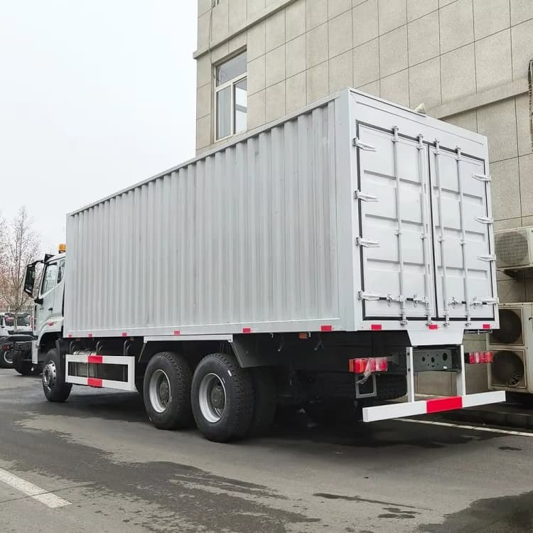 Reman Howo NX 371 Van Cargo Box Truck 6×4 4 reman dry van truck | reman van cargo truck | reman howo van truck