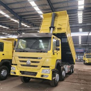 remanufactured howo 375 dump truck 8×4